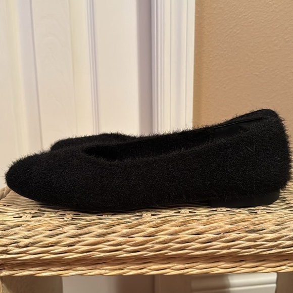 VIVAIA Square-Toe Faux Mink-Knit Flats (Margot2.0) Square Toe in Black sz 9.5 - Picture 7 of 13